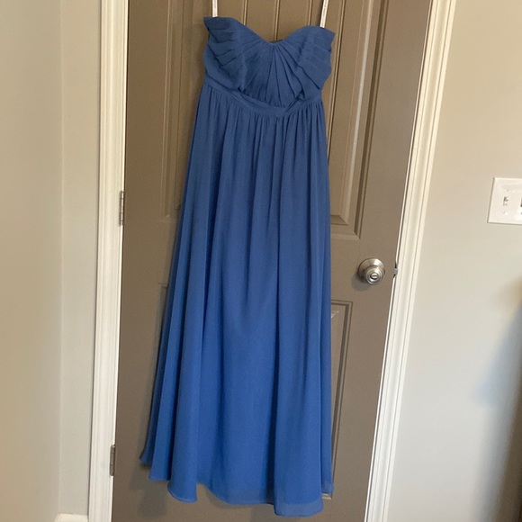 Alfred Angelo Powder Blue Floor Length Dress - Picture 1 of 2